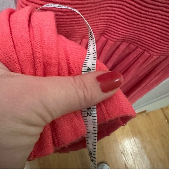 Milly coral pink tank pleaded drop waist dress sz m medium - Picture 3 of 7